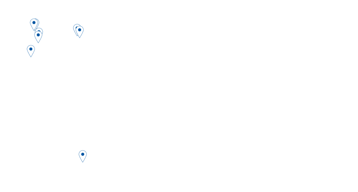 Carte mondiale montrant les pays en surbrillance