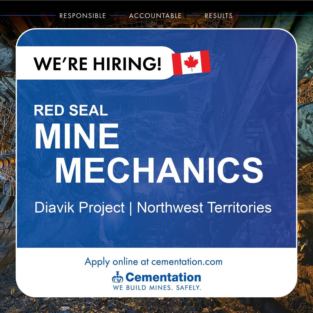 Red Seal Mine Mechanics - Diavik Project - Northewest Territories - Cementation