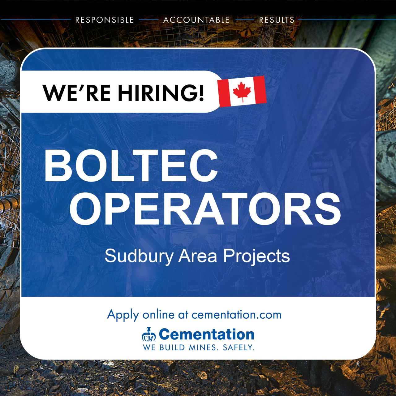 Boltec Operators - Sudbury Area Projects